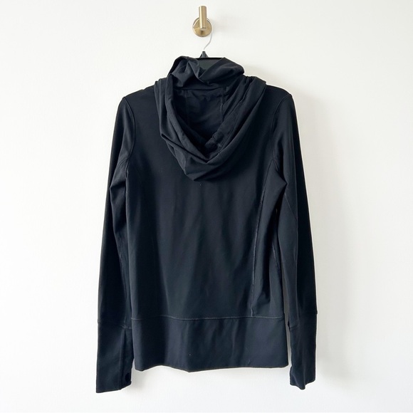 Lululemon Black Full Zip Hooded Fitted Jacket Size 8 - Picture 2 of 8